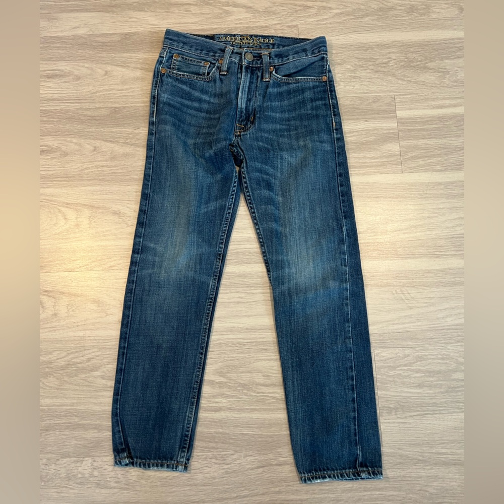 American Eagle Original Taper Jeans Men’s 26x28 Medium Wash Denim